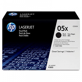 Kaseta z czarnym tonerem HP LaserJet CE505X