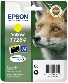 Wkład atramentowy żółty (yellow) Epson T1284