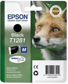 Wkład atramentowy czarny (black) Epson T1281