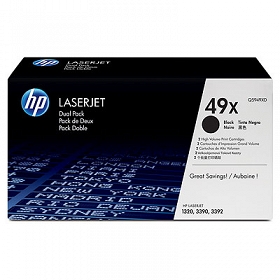 2 x Kaseta z czarnym tonerem HP LaserJet Q5949XD
