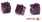 Atrament stały ColorStix 2 x purpurowy (magenta) + czarny (black) Xerox 16158300